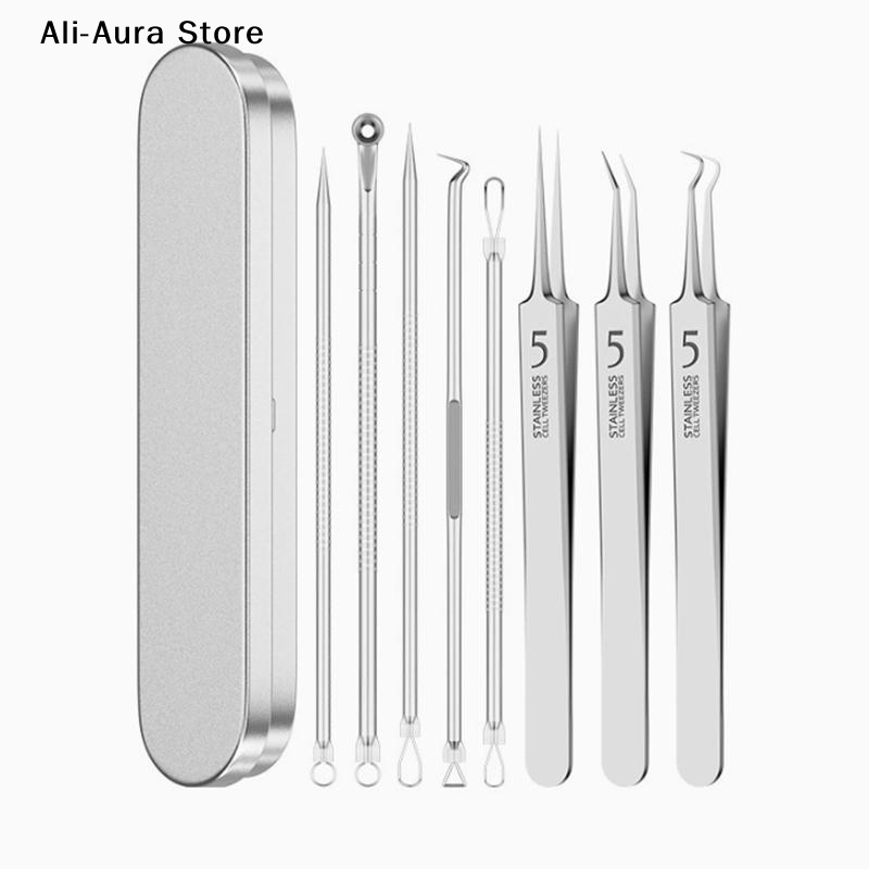 Skincare The Originote - 7/8Pcs Blackhead Remover Kit Professional Blackhead