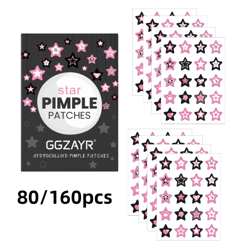 Skincare The Originote - 80/160pcs Star Acne Patch Set –