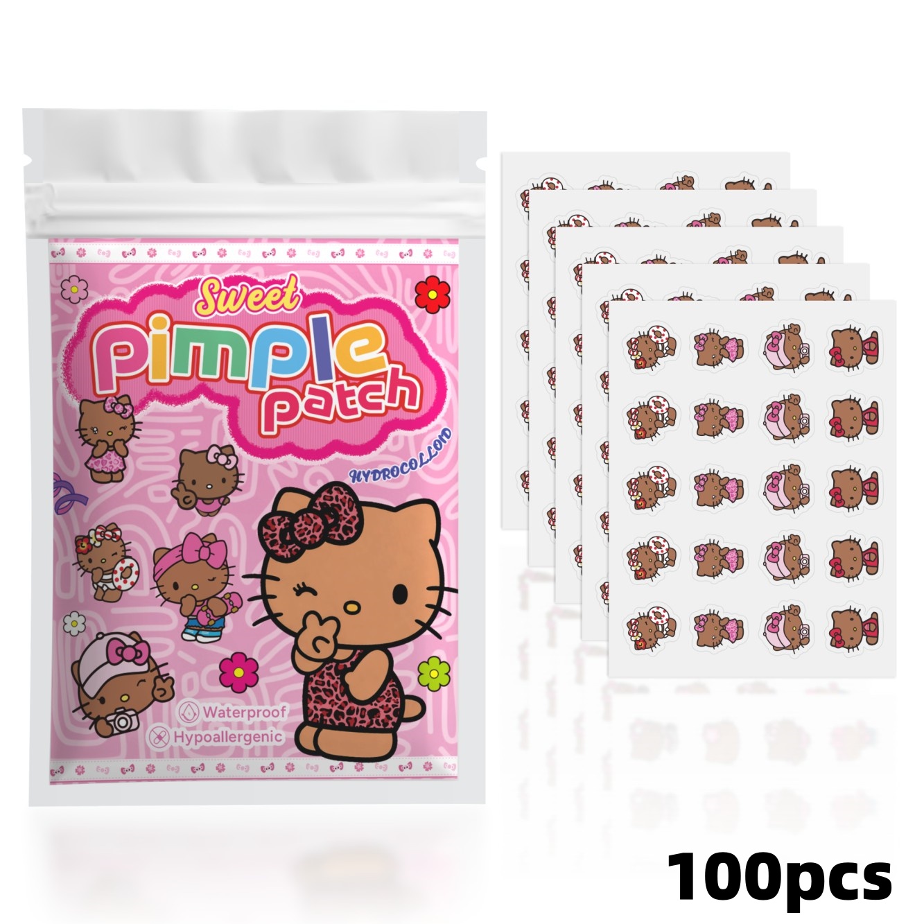 100PCS hello kitty Acne patche - Skincare The Originote review and price