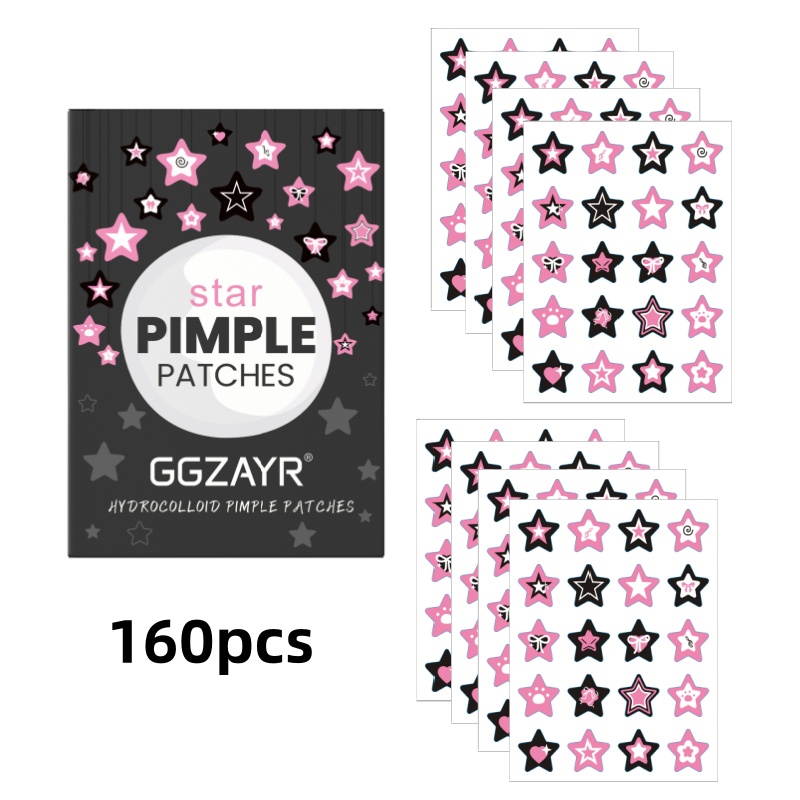 80/160pcs Star Acne Patch Set  - Skincare The Originote review and price