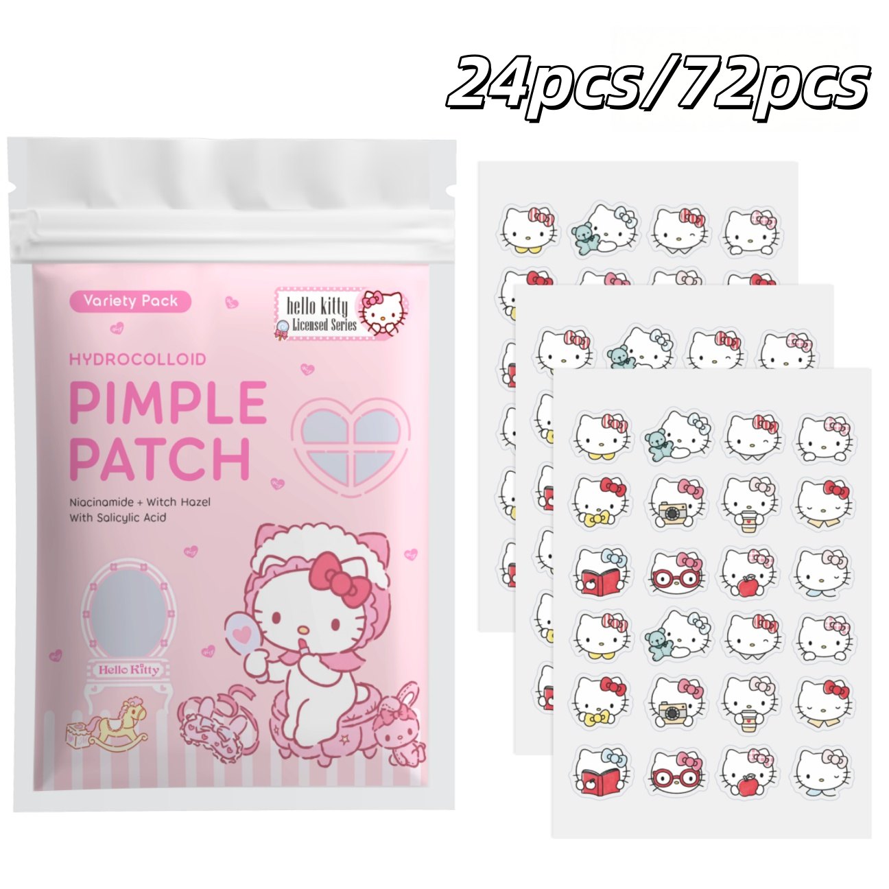 24/72pcs Hello Kitty Hydrocoll - Skincare The Originote review and price